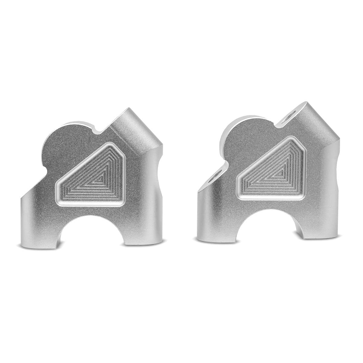 Rehausse Guidon 30mm Compatible avec BMW R 1250 GS/Adventure 19-24 Argent DPLB1
