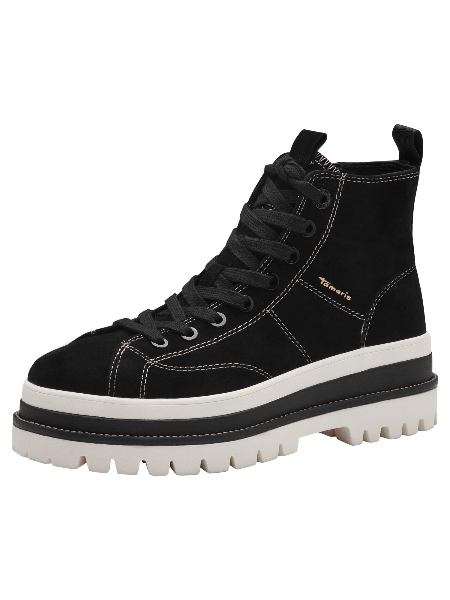 Tamaris Women' 1-25205-43 Fashion Boot, Black, 5 UK