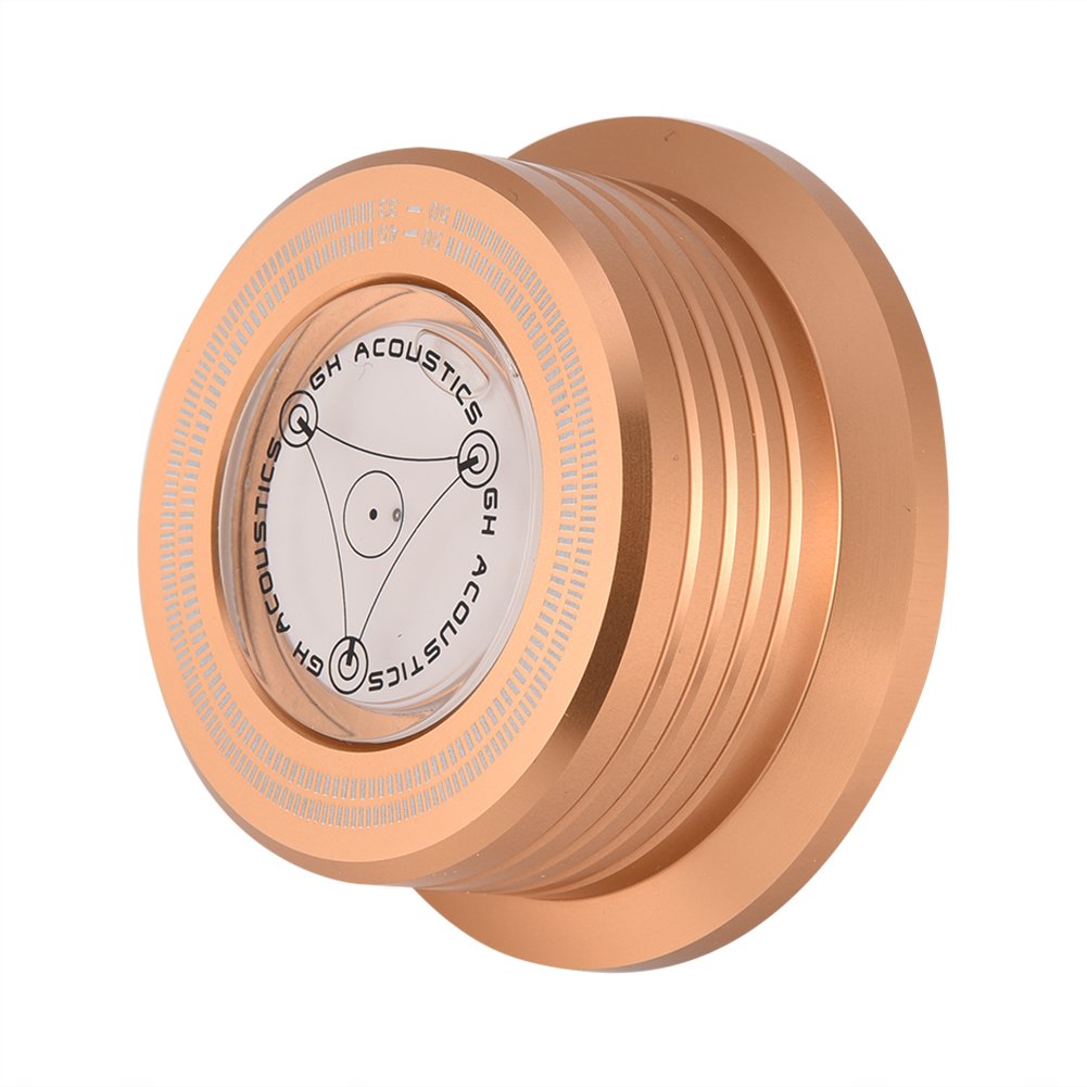 Bewinner 3 in 1 Record Clamp Record Weight Stabilizer 50Hz Turntable Disc Record Stabilizer Clamp with Bubble Level for LP Record Player, Great Record Stabilizer for LP Record