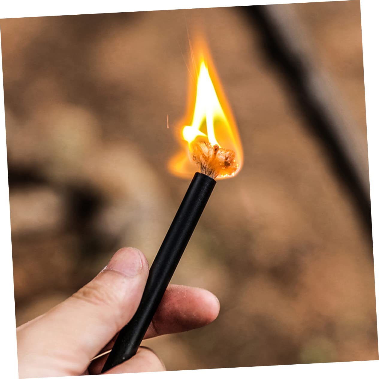 NAMOARLY Cord Ropes for Fire Starter 4pcs Survival Wick Rope for Outdoor Activities and Emergency Lighting