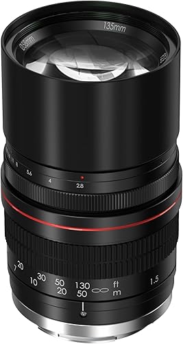 Lightdow Lente teleobjetivo de marco completo UMC de 5.315 in f2.8 FE para Nikon D850 D810 D800 D750 D700 D610 D300 D3100 D3200 D3300 D3400 D5100