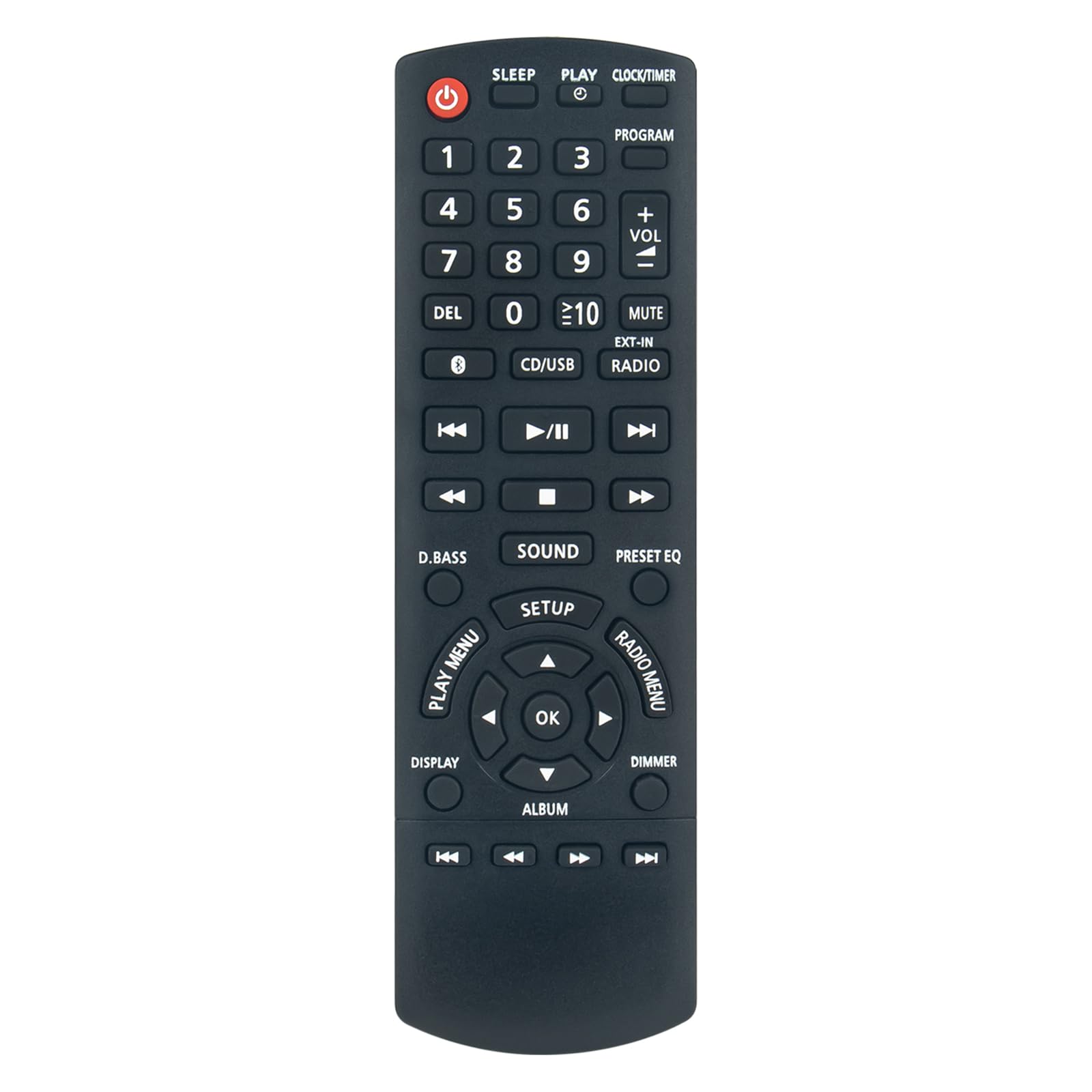VINABTY New N2QAYB001018 Remote Control Replacement fit for PANASONIC Home Entertainment Sound System SC-PM100 SC-PMX100B SC-PMX70 SC-PMX70B SC-PMX80EG-K SCPMX100B SCPMX70B Remote Controller