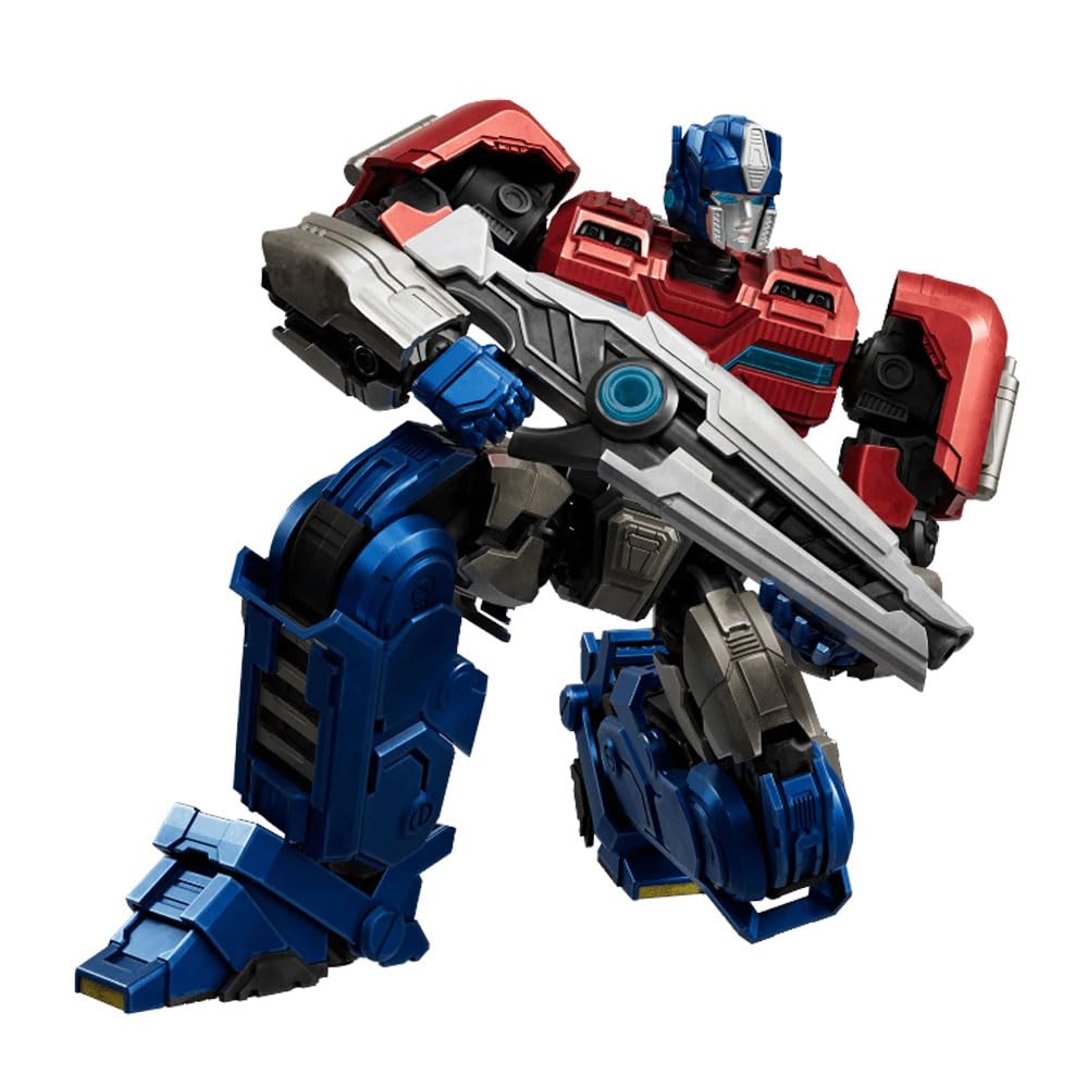 BLOKEES - Transformers Action Edition 04: Optimus Prime | Orion Pax - Maqueta Transformers para ensamblar 19 cm - Figura Robot articulado para Construir - Model Kit - Licencia Oficial - 14 años+