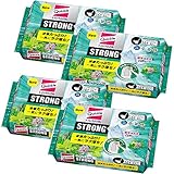 クイックル 【まとめ買い】トイレクイックルストロング トイレシート ワイプ 液量たっぷり! 便座裏のハネ汚れも一気にラク落ち! エクストラハーブの香り 替え16枚×4個