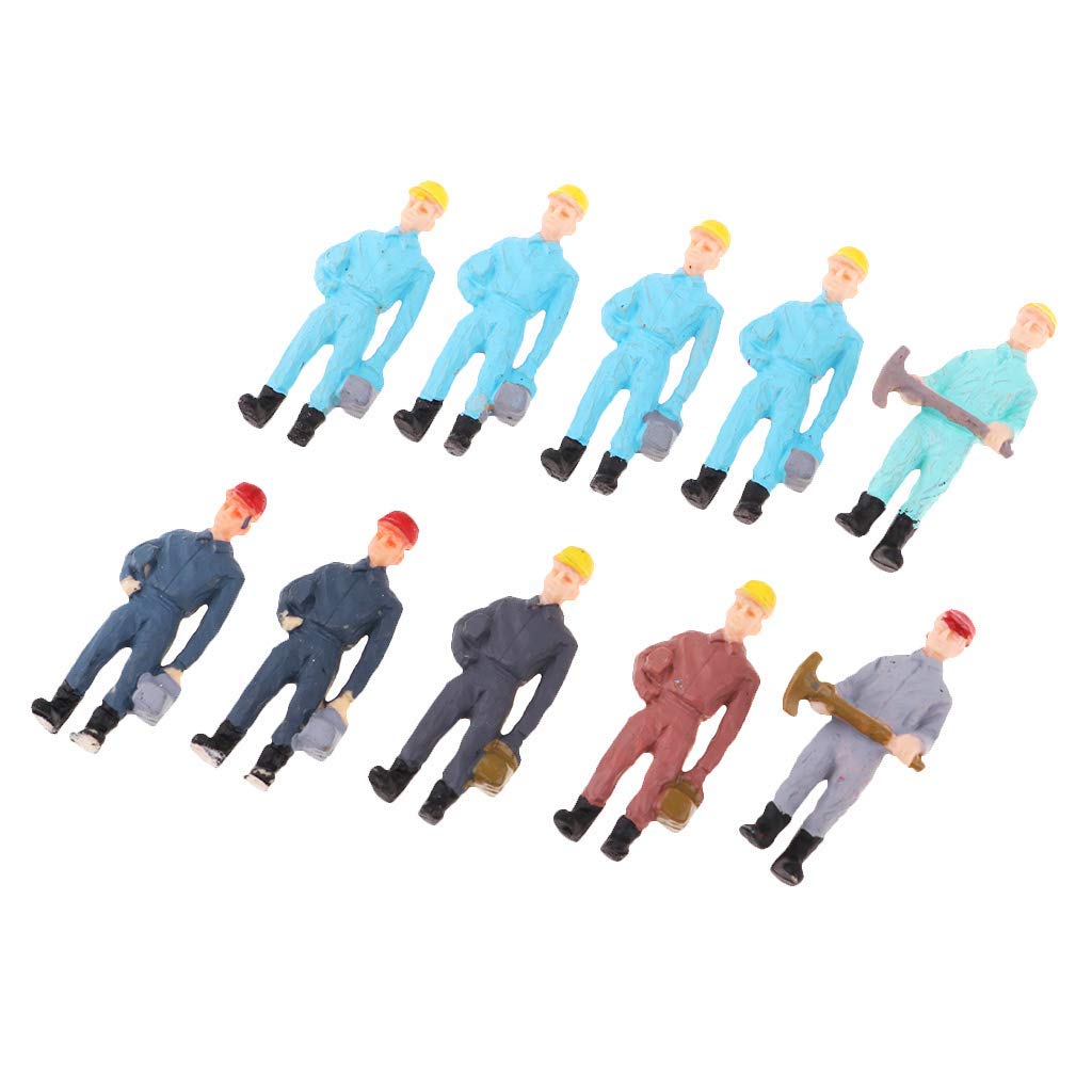 Amazon | 作業員モデル 模型 塗装 労働者モデル 人フィギュア 全3選択
