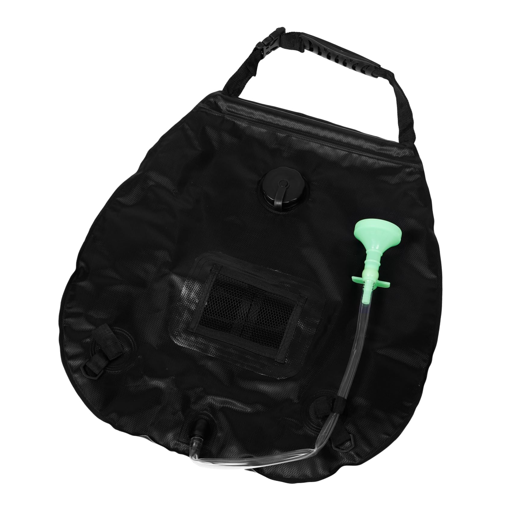 balacoo 20l Solar Heated Camping Shower Bag Lightweight Foldable Removable Hose Switchable Shower Head for Outdoor Activities