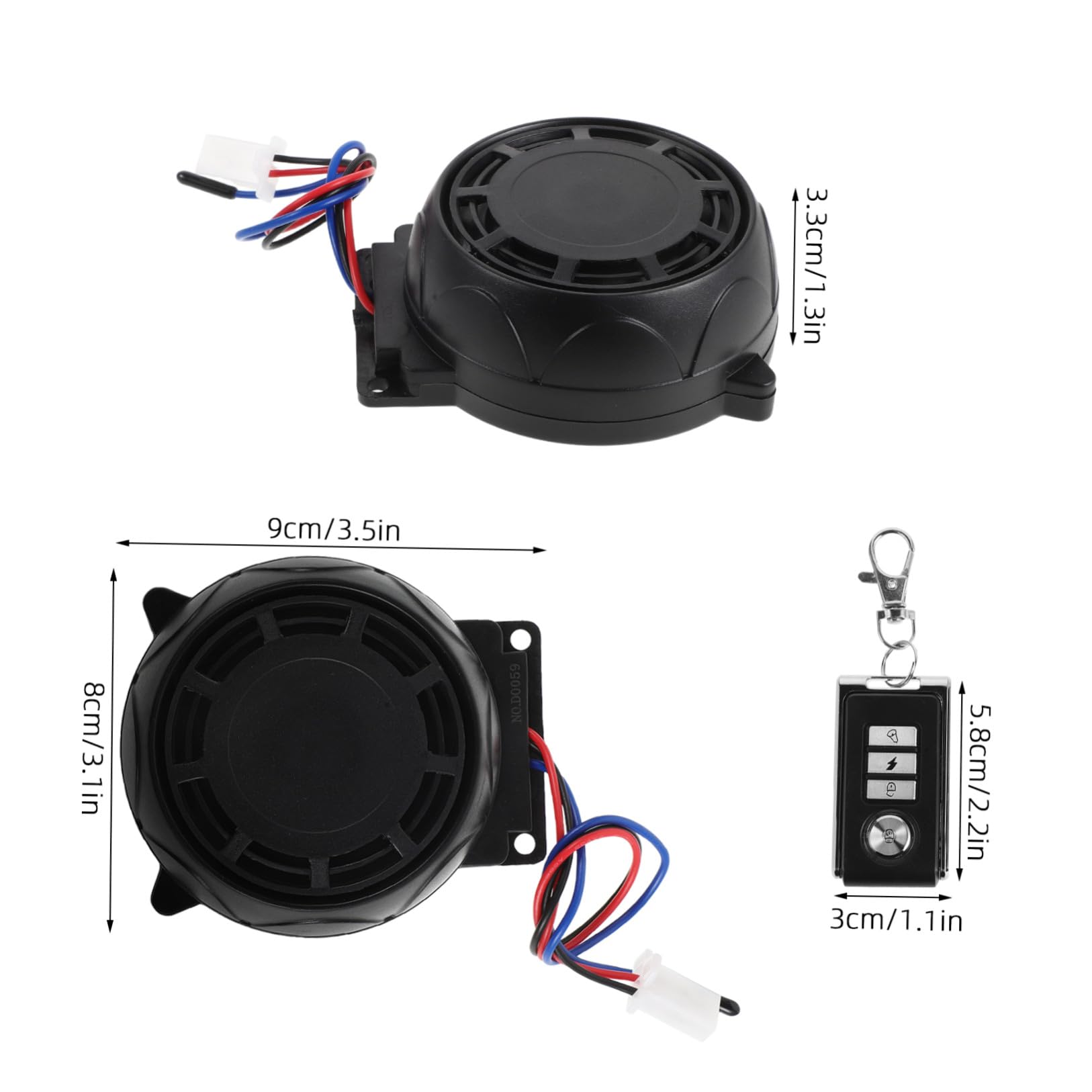 Luxshiny Allarme Antifurto per Moto con Telecomando in Metallo Integrato Sistema di Sicurezza Compatto e Resistente per Protezione