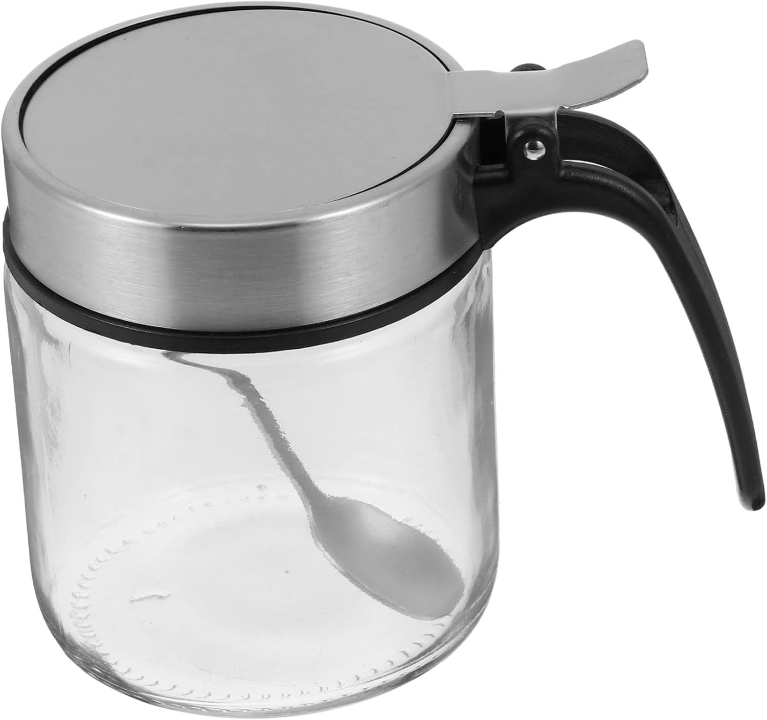 Glass Seasoning Jar with Lid Convenient Spice Container for Home Kitchen Capacity for Storing Condiments and Seasonings