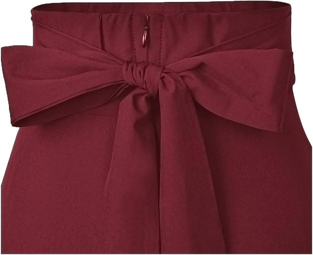 RANPHEE Women's Ankle Length High Waist A-line Flowy Long Maxi Skirt with Pockets - Image 4