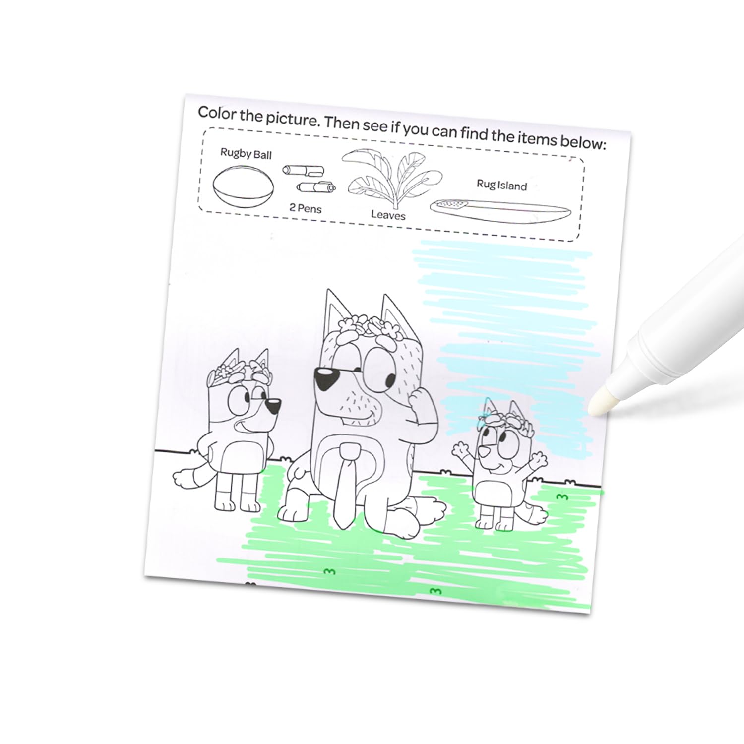 Amazon.co.jp: Bluey Imagine Ink Magic ぬりえブック パーティー用