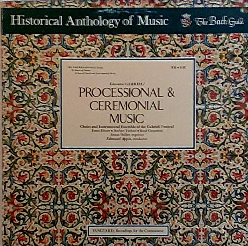 Amazon.com: Giovanni Gabrieli Processional & Ceremonial Music ...