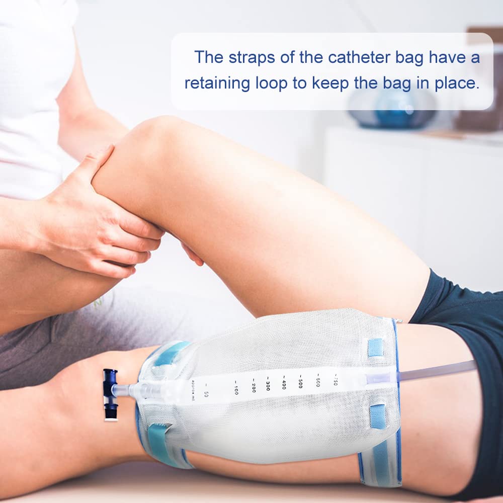 Urin Drainage Bag Halter Strap für Kalbsbein, Katheter Bein Bag Sleeve, einstellbare Inkontinenzstütze für Urin Collection (M Urin Drainage Bag Halter Strap für Kalbsbein, Katheter Bein Bag Sleeve, einstellbare Inkontinenzstütze für Urin Collection (M