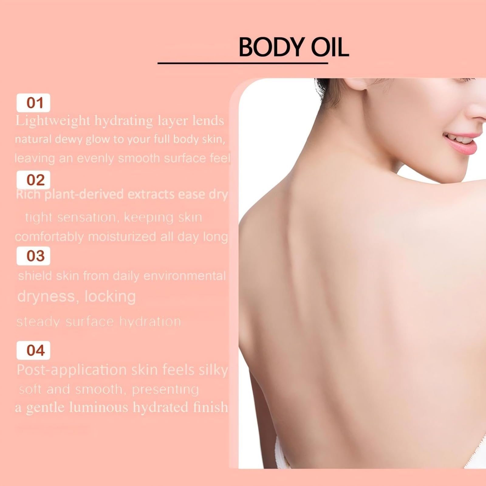 Skincu Glow Remedy Körperöl 100 Ml,Hautglättendes Massageöl Für Alle Gängigen Hauttypen,Leichtes,Nicht Fettendes,Schnell Einziehendes Feuchtigkeitsöl Für Frauen Und Männer (3pcs)