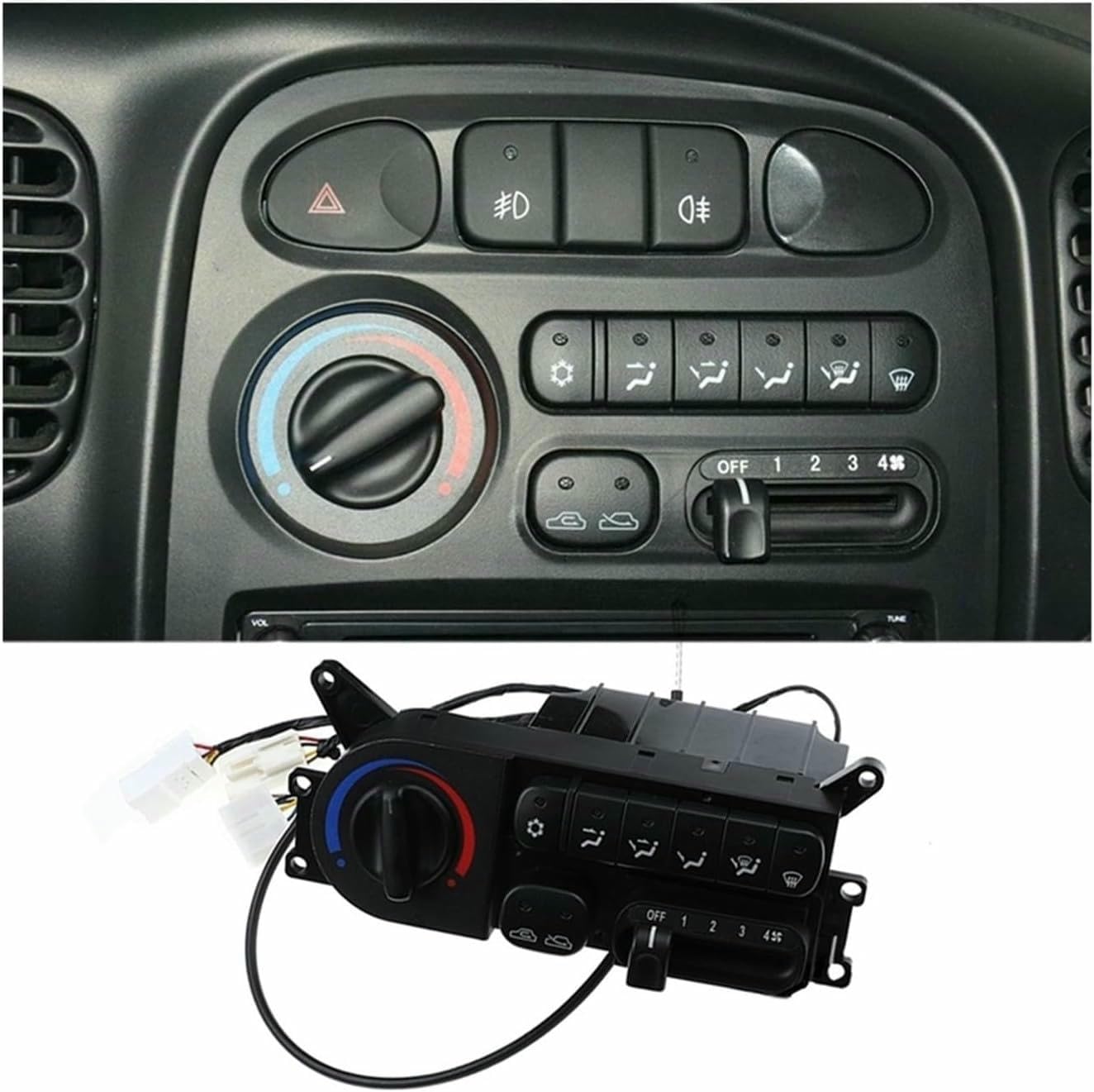 Panneau de Commande de climatisation Avant pour Voiture Interrupteur de climatisation pour JAC Refine 97260-4A101