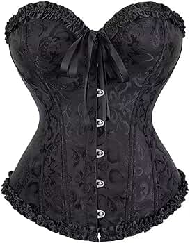 トップス MEDI LINGERIE LIKE PEPLUM BUSTIER BLACK Amazon.com: Black Corset Top Lingerie Bustier Women Shoulder