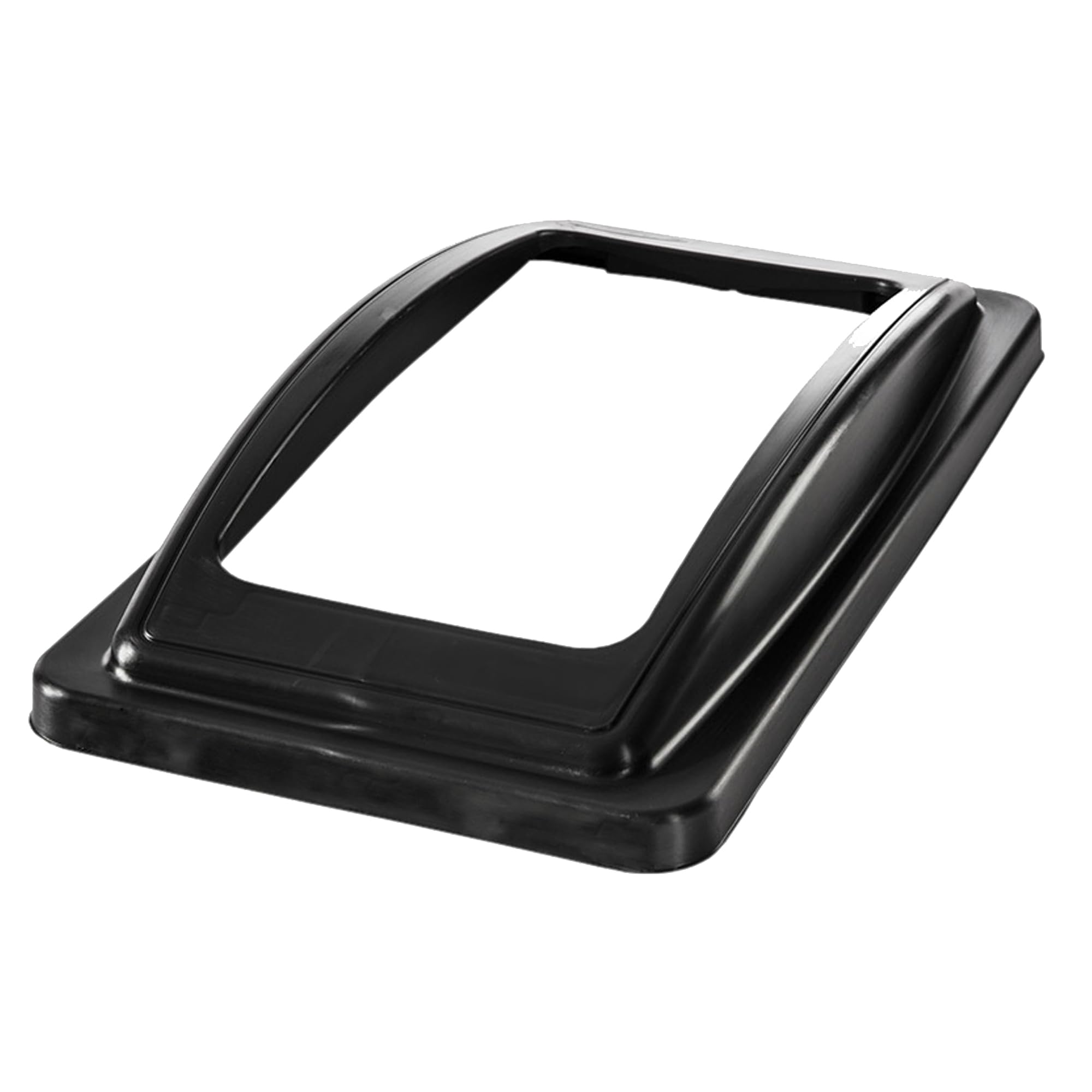 Chabrias Ltd Slim Bin Open Black Lid General Waste – UK Made Colour Coded Recycling Lids for Slimline Bins | Durable, Easy Fit for Waste Segregation Waste Management Systems