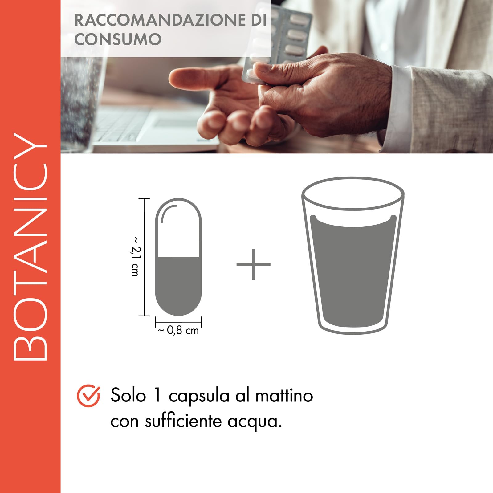 Botanicy CURCUMA + BOSWELLIA forte - 60 capsule di curcuma e incenso con materia prima NovaSOL - con vitamina D3 per ossa & muscoli - alta biodisponibilità, alto dosaggio