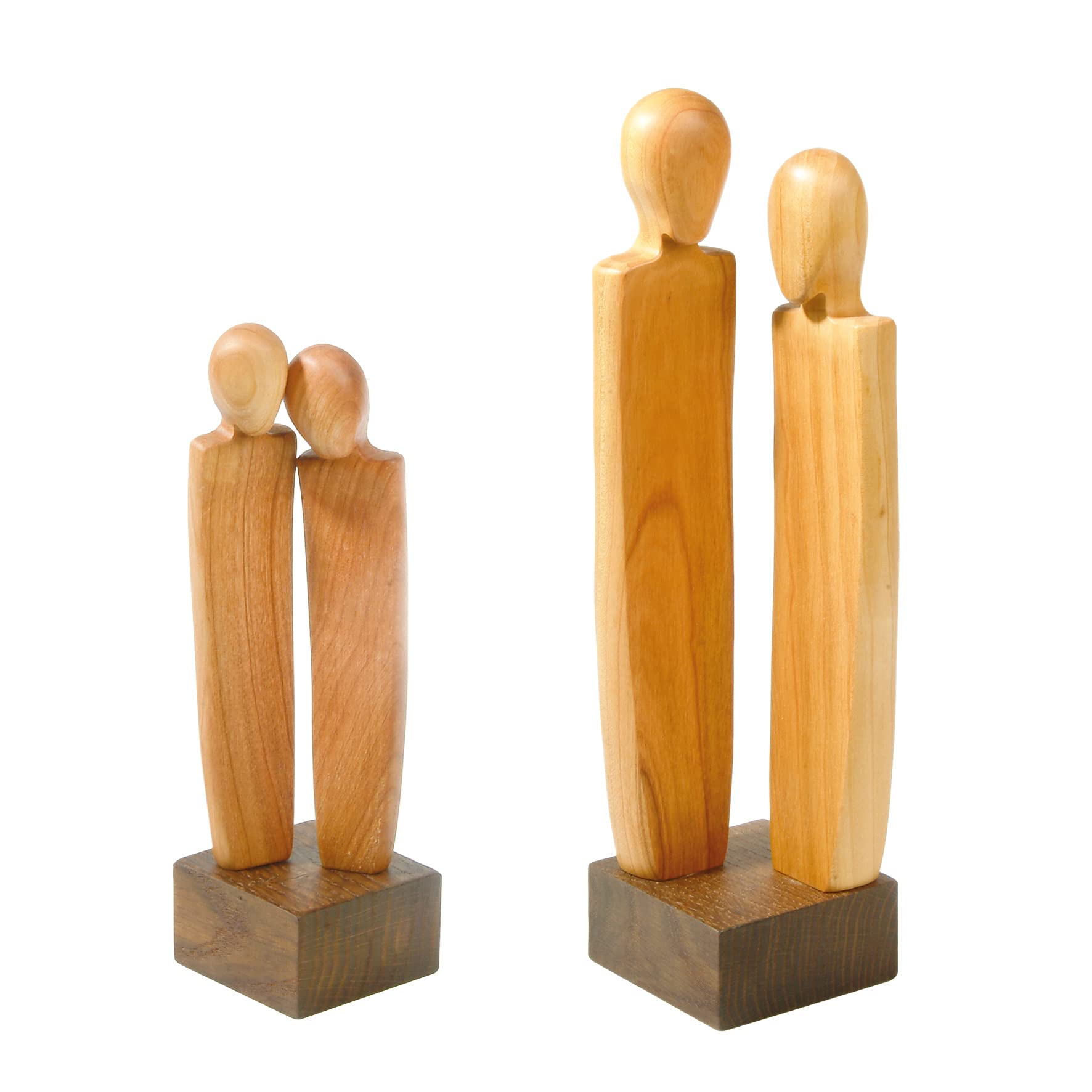 Stimmungsbarometer aus Zierholz, Deko Holzfiguren in Zwei Größen wählbar (Höhe 23.5 cm)