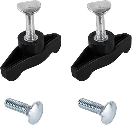 Lawn Mower Handle Knobs Nut Bolt (4 Bolts & 2
