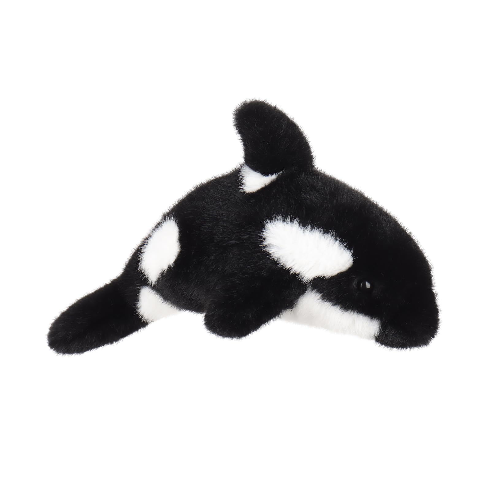 Apricot Lamb Killer Whale Orca Plush Stuffed Animals for Kids, Soft Cute Plush Toys for Baby Girl and Boy, Fluffy Killer Whale Black 12.3 Inches
