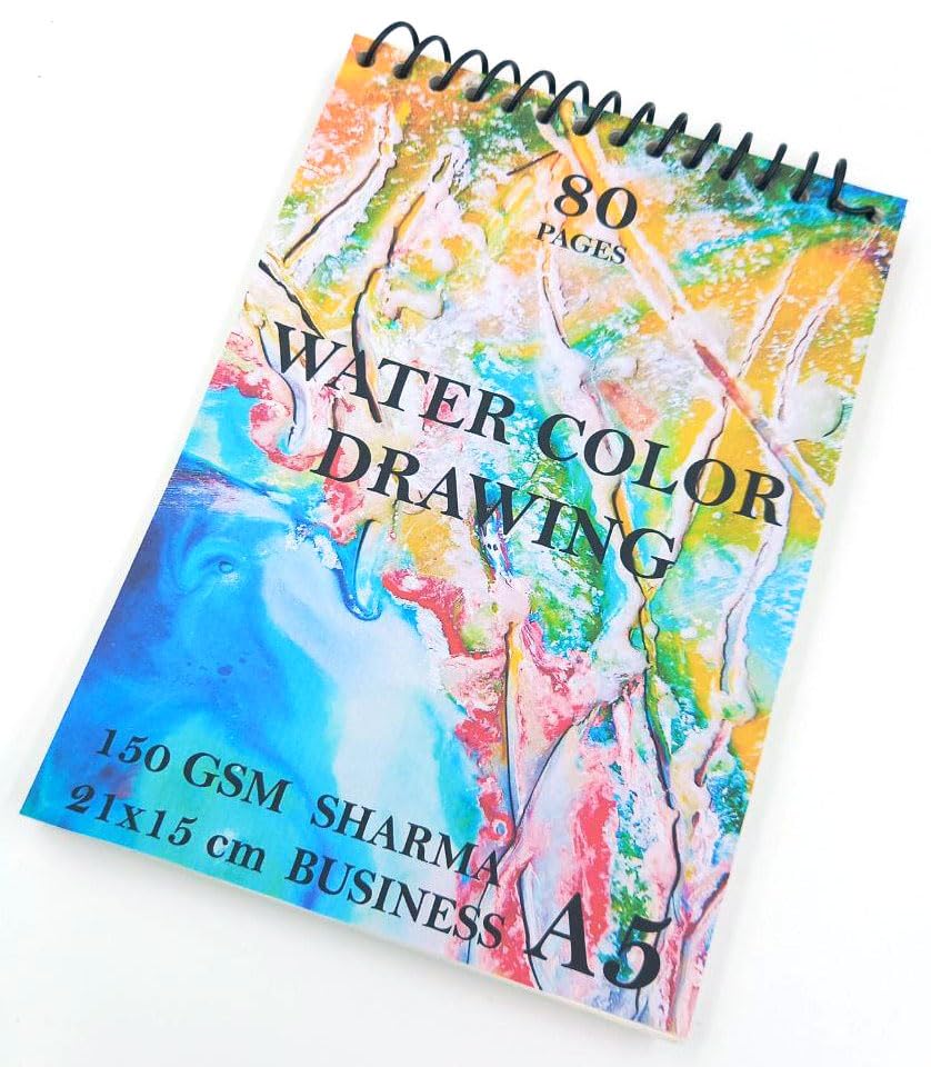 REDGE Sketch Book A5 Set of 1, 150 GSM Paper, 80 Pages for Painting and Water Color Drawing. (B0C7P7FSYN) Amazon Price History, Amazon Price Tracker