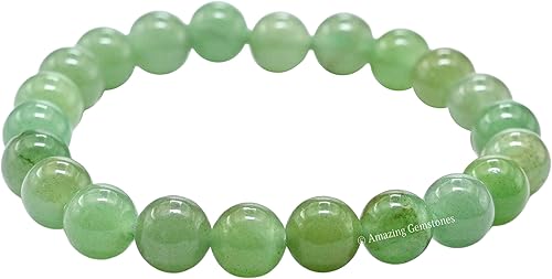 Miniatura 752 de Amazing Gemstone Pulsera de cristal para mujeres y hombres, pulsera de cristal curativo de protección, pulsera elástica con cuentas de piedras