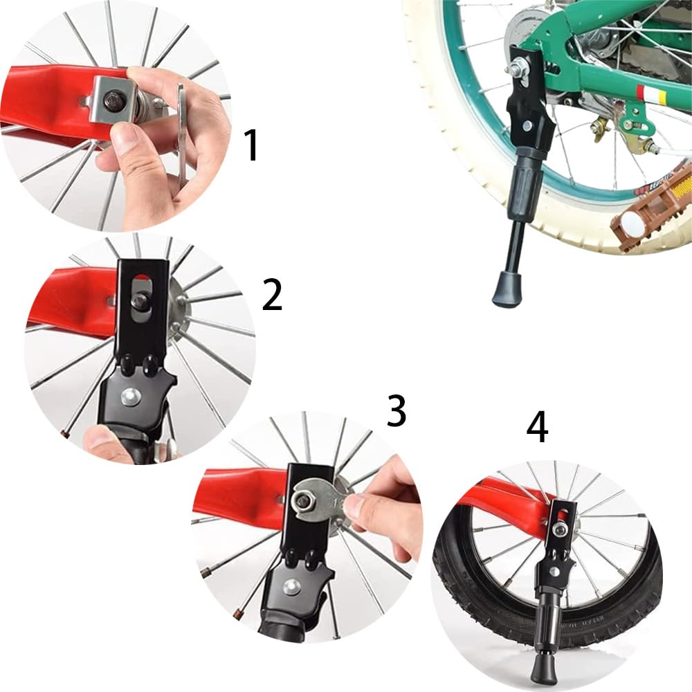 Cavalletto Per Bici RRICHH Cavalletto Bici Bambino 14 Pollici Per