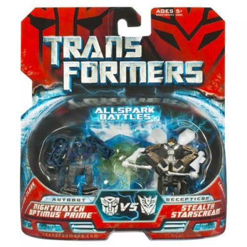 Transformers Mini Allspark Battles 2-Pack Night Watch Optimus Prime Vs. Stealth Starscream Transformers Mini Allspark Battles 2-Pack Night Watch Optimus Prime Vs. Stealth Starscream