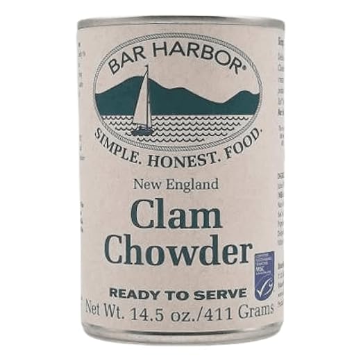 Bar Harbor New England Clam Chowder, 90 Ounce (Pack of 6)