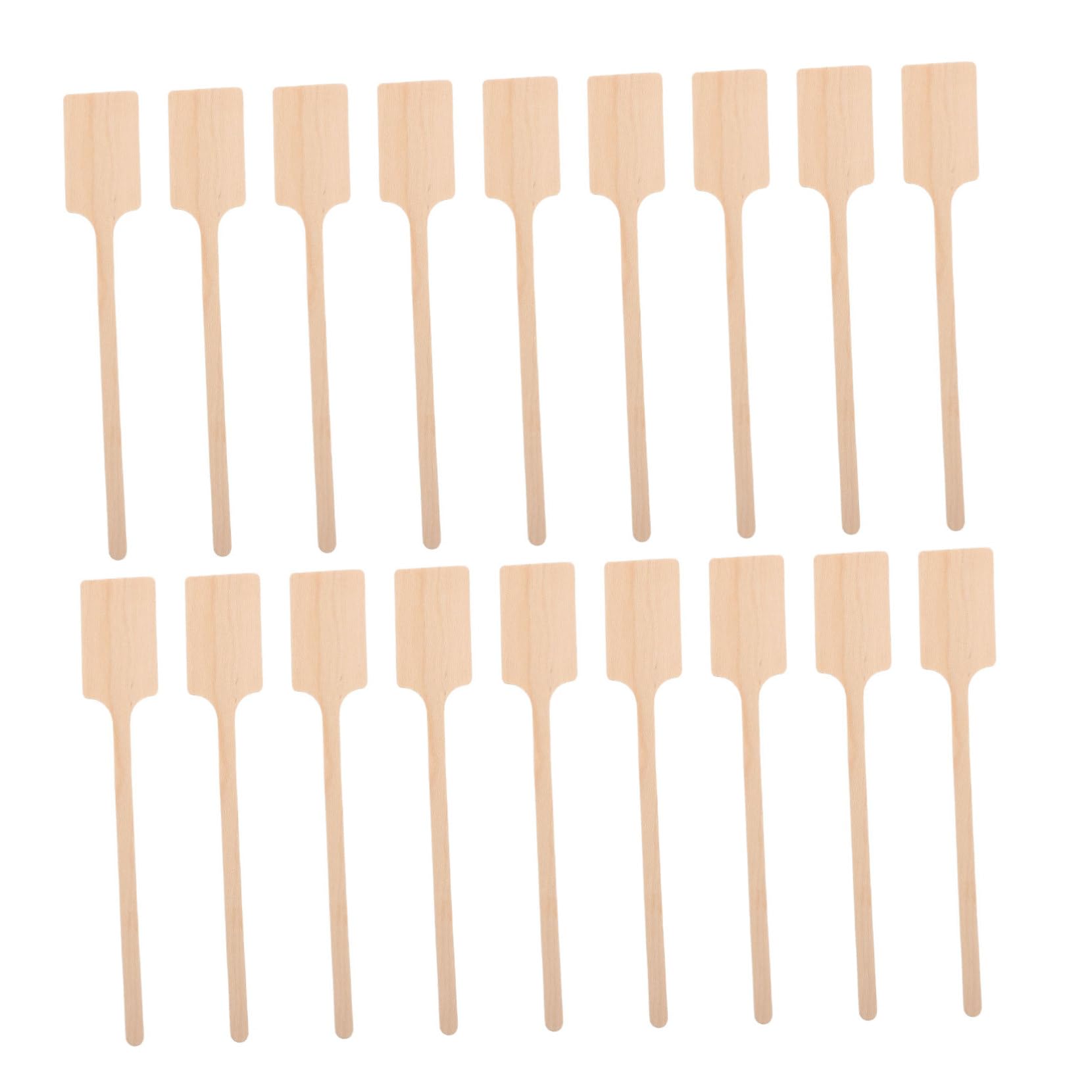 OFFSCH 10Pcs Wooden Stirring Sticks for Coffee and Juice Disposable Drink Mixing Rods Wooden Coffee Stirrers for Beverages for Home and Parties