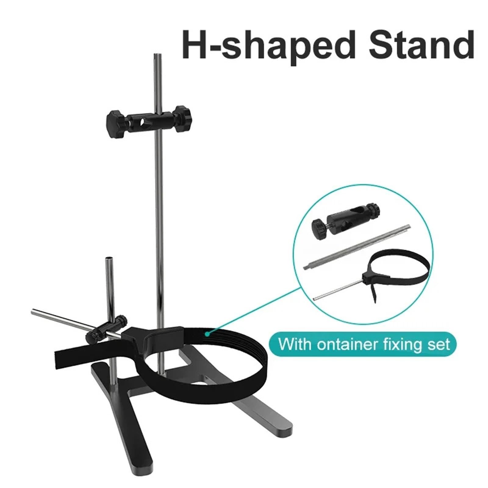 Mezclador de laboratorio con agitador eléctrico y pantalla digital, agitador de altura ajustable.(H-shaped Stand)