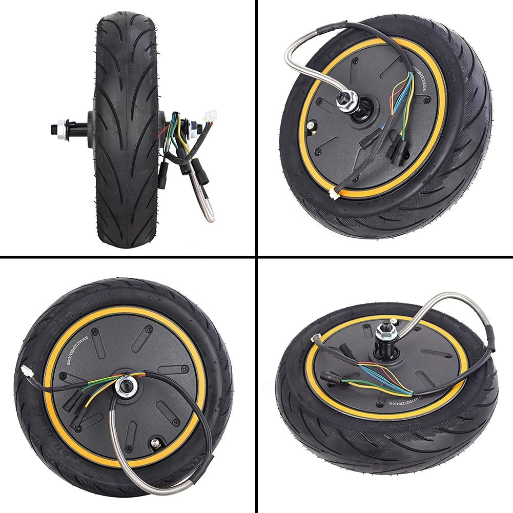 Lecreatekit Roue de moteur arrière 36 V 350 W pour Segway pour ninebot MAX - Moteur de rechange en caoutchouc et métal haute résistance