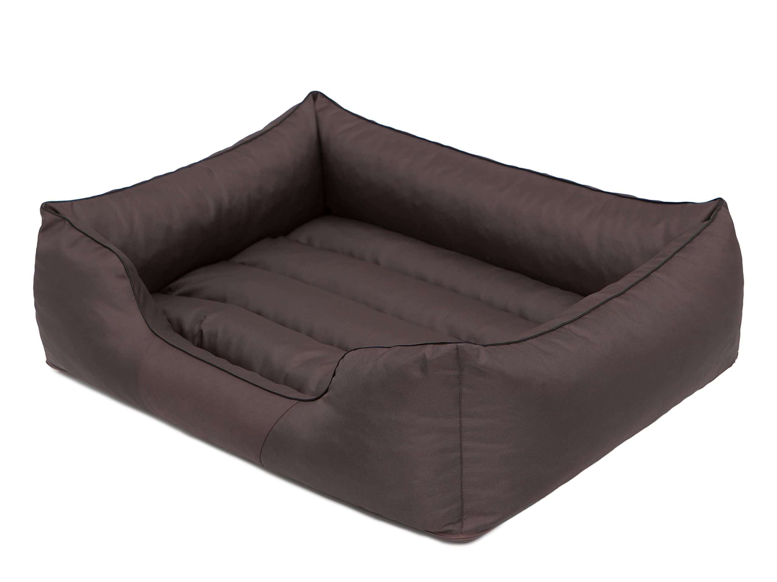 Cuccia per cani e animali domestici, cuscino per cani, letto per cani, letto per cani, letto per animali domestici, materasso marrone scuro, L – 65 x 50 cm