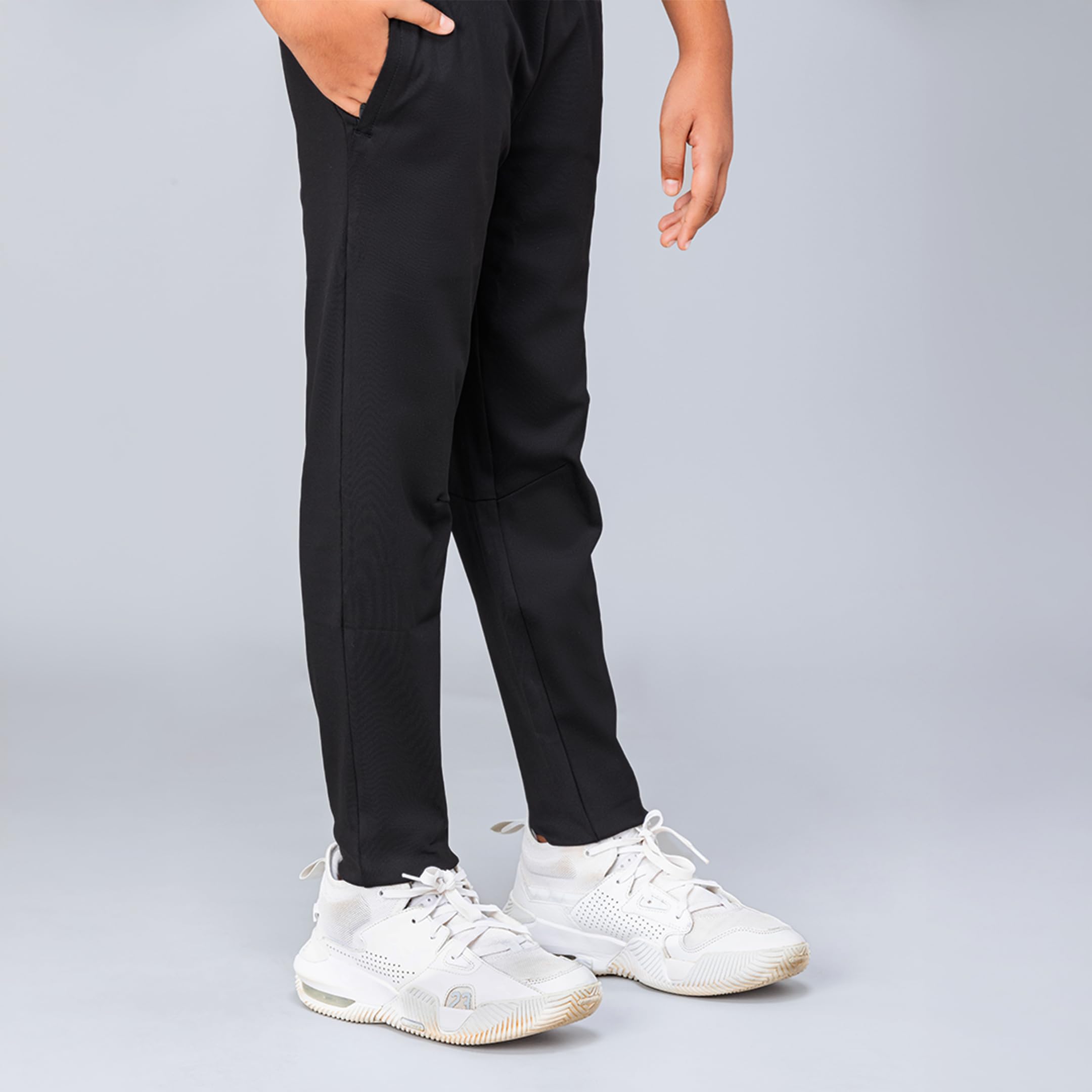 Dripmov Boys Premium Active Sportswear Black Track Pants | Stretchable Fabric with Tapered Fit | Ultimate Comfort for All-Day Wear | Regular Fit | 6 to 8 Years 3