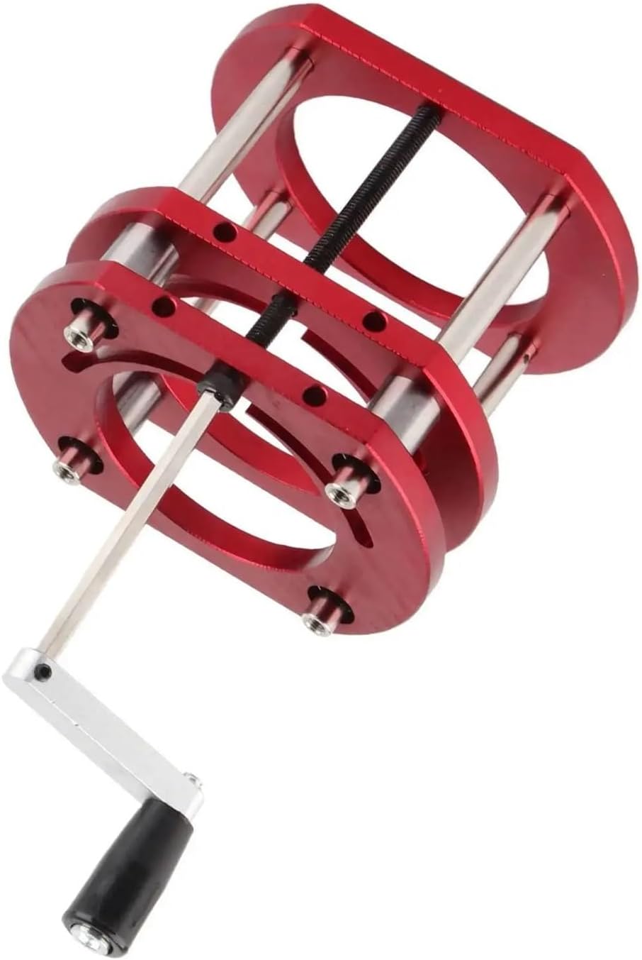 Router Table Lift System 4 Jaw Clamping Simple Aluminum Alloy Stainless Steel High Strength Router Lift Base for DIY