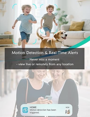 Miniatura 3 de Cámaras ocultas, cámara inalámbrica para niñera, mini cámara con almacenamiento gratuito en la nube, detección de movimiento, grabación WiFifuera de