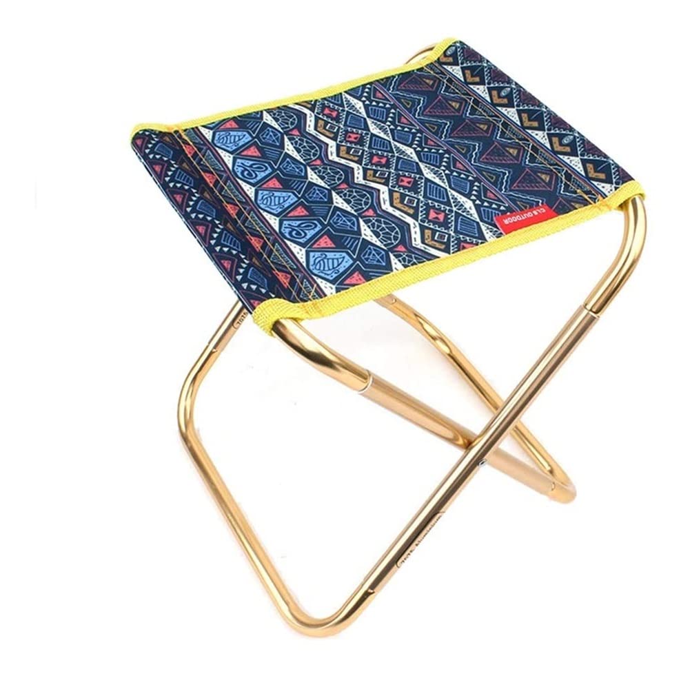 Cadre léger pour ce tabouret de camping pliable et compact