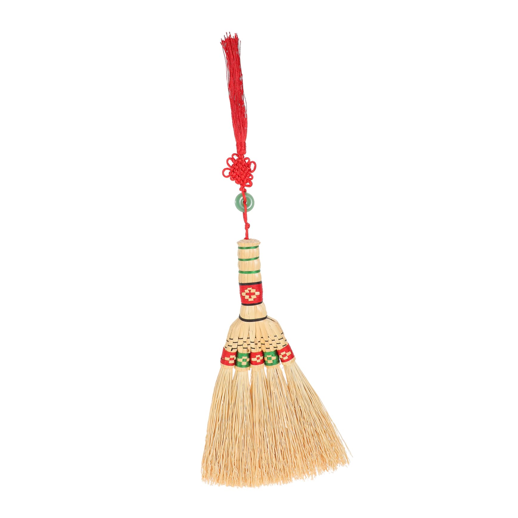 GRIRIW Corn Broom for Desktop and Bed Cleaning Handmade Straw Sweeper for Home and Office Use Ergonomic Design for Efficient Dust Removal Compact