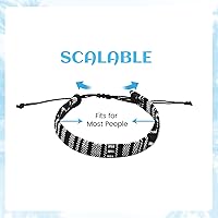 Vista 18 de 5 Pcs Surfer Beach Bracelet Men Women, Bracelets For Men, Handmade Boho Ankle Bracelet Summer Hippie Jewelry Beachy Braided Bracelets