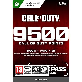 Call of Duty Points 9500 Download Code