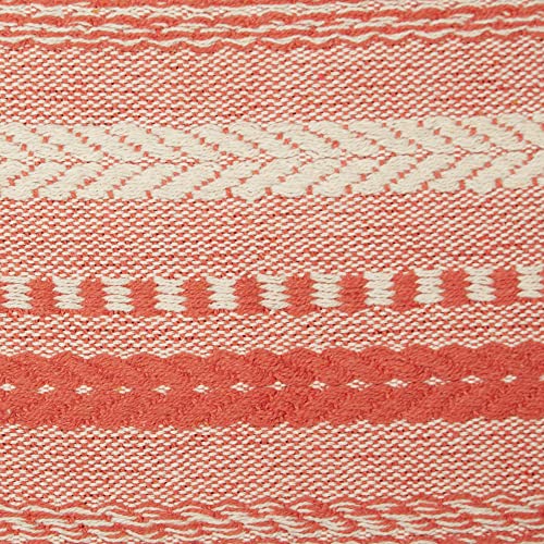 DII Farmhouse Braided Stripe Table Runner Collection, 15x72 (15x77, Fringe Included), Spice, 15x72" (15x77", Fringe Included) - Image 3