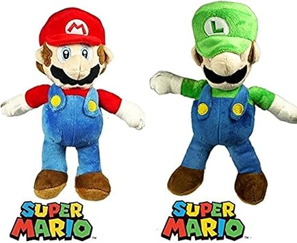Amazon マリオぬいぐるみ セット スーパーマリオブラザーズ マリオとルイージ 12インチ ぬいぐるみ おもちゃ