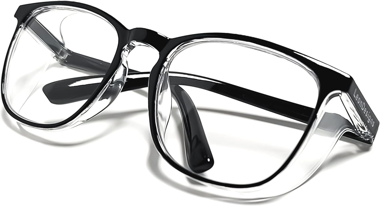Safety Glasses Anti-Fog Goggles Z87.1 Blue Light Blocking Anti-Dust UV Protection Glasses For Men Women (Black001)
