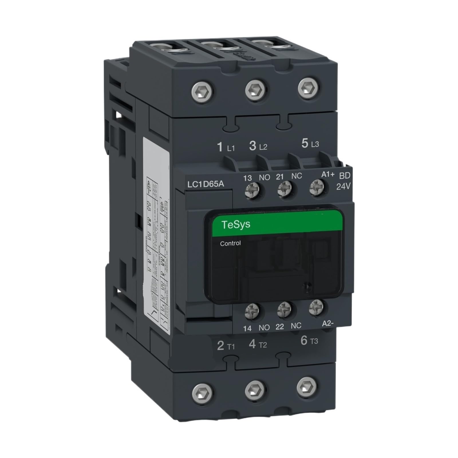 TPKMVGAP LC1D65ABD contactor - 3P(3 NO) - AC-3 - = 440 V 65 A - 24 V DC coil