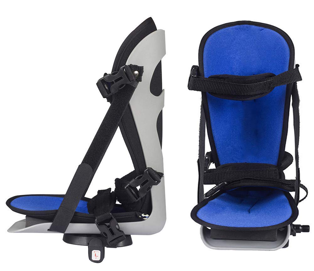 Attelles de Pied pour vélos d'exercice motorisés/pour handicapés et handicapés, Support de Jambe pour thérapie Physique électronique et entraîneur motorisé à pédale de vélo de rééducation, 1 Paire