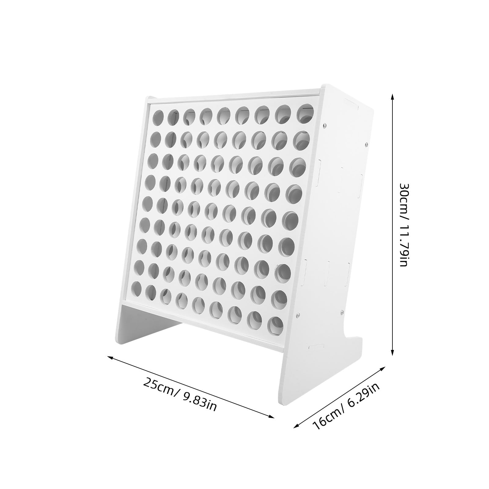 Portapenne da Tavolo Multifunzionale Cassetto Bianco in Plastica, Organizer per Marker Stabile e Durevole, per Back To School Party e Uso Scolastico