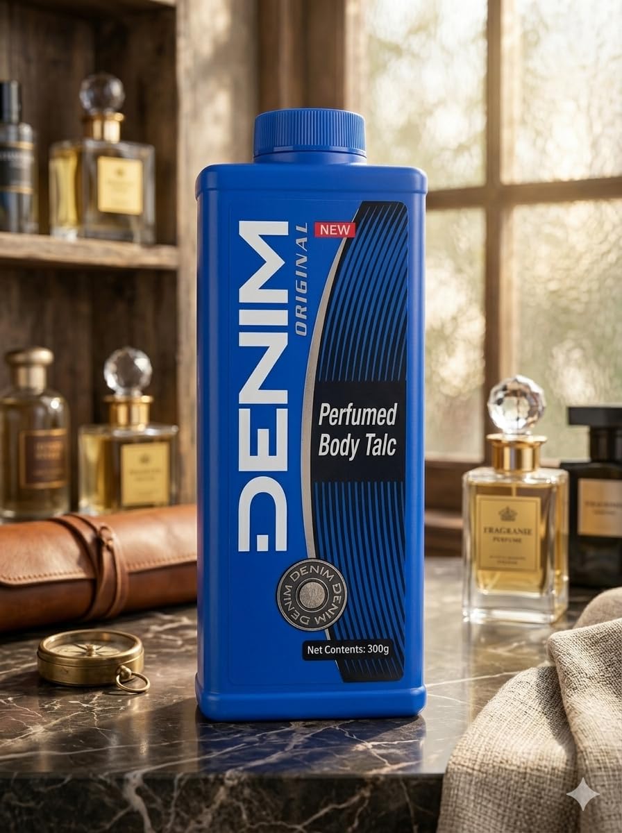 Denim Original Perfumed Body Talc, 300g-image-13
