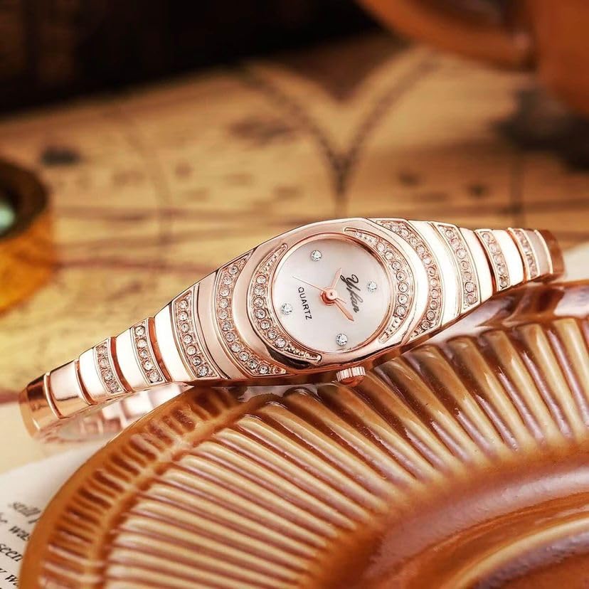 Image of M3 Trader Fashion Trend Luxury Women's Bracelet Quartz Watch with Matching Bracelet - Elegant Small Dial Wristwatch Set for Girls & Women, Stylish Gift Watch