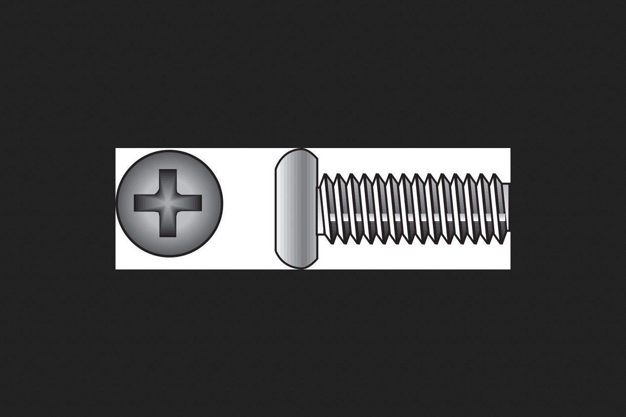 Hillman Stainless Steel Machine Screws No. 10-32 X 1-1/2" Phillips Pan Head