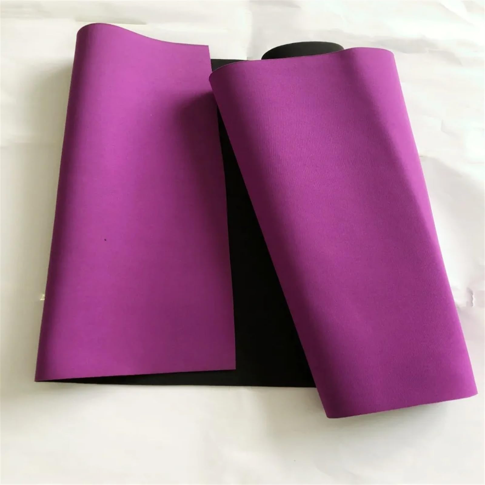 Neoprenowa tkanina do szycia, Arkusz gumy neoprenowej, fioletowy o grubości 2mm DIY szycie kompozytowego neoprenu do nurkowania wodoodporny i wiatroszczelny(45cm x 65cm)